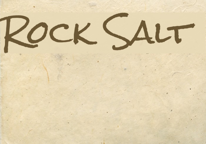 Download Rock Salt Font Mac